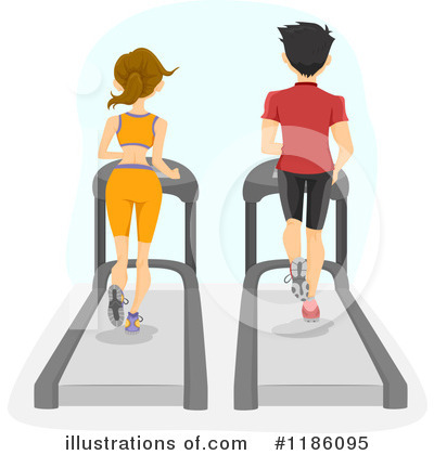 Treadmill Clipart #1186095 by BNP Design Studio