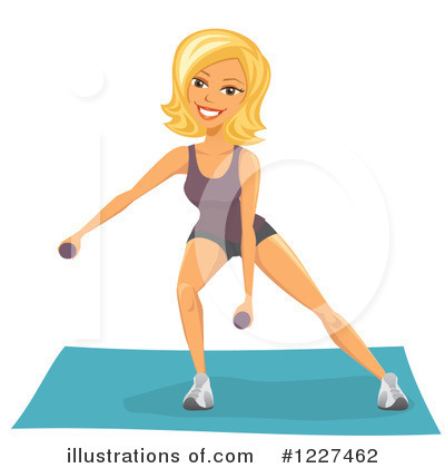 Royalty-Free (RF) Fitness Clipart Illustration by Amanda Kate - Stock Sample #1227462