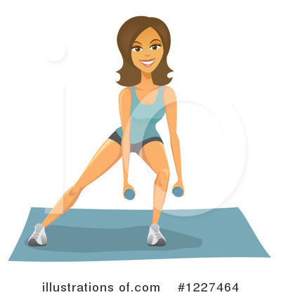 Royalty-Free (RF) Fitness Clipart Illustration by Amanda Kate - Stock Sample #1227464