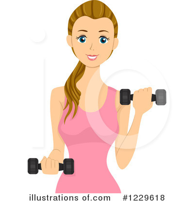 Lifting Weights Clipart #1229618 by BNP Design Studio