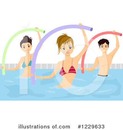 Swimming Clipart #1229633 by BNP Design Studio