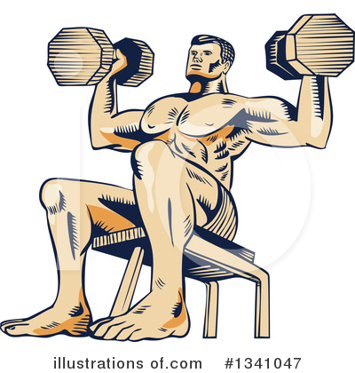 Royalty-Free (RF) Fitness Clipart Illustration by patrimonio - Stock Sample #1341047