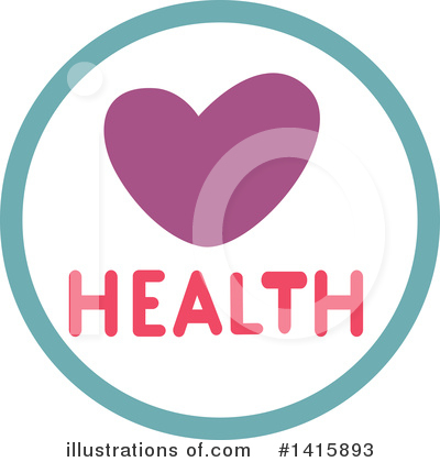 Heart Health Clipart #1415893 by BNP Design Studio