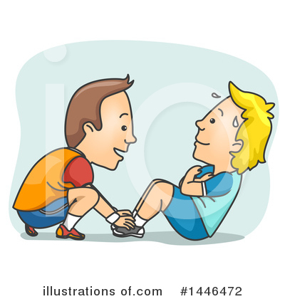Personal Trainer Clipart #1446472 by BNP Design Studio
