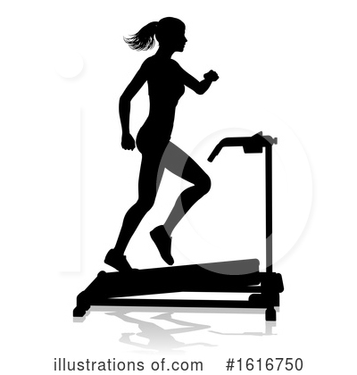 Treadmill Clipart #1616750 by AtStockIllustration