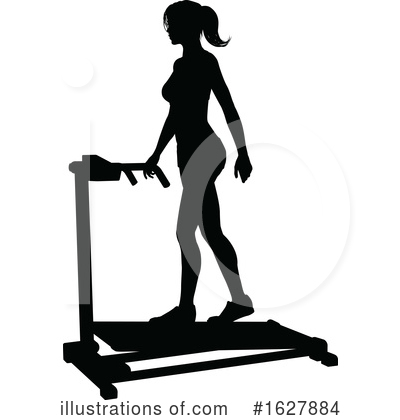 Treadmill Clipart #1627884 by AtStockIllustration