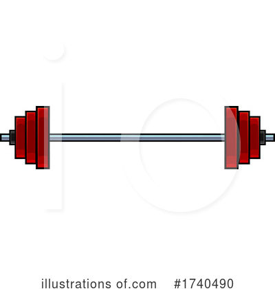 Weights Clipart #1740490 by Hit Toon