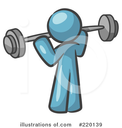 Royalty-Free (RF) Fitness Clipart Illustration by Leo Blanchette - Stock Sample #220139