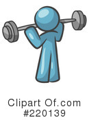 Fitness Clipart #220139 by Leo Blanchette