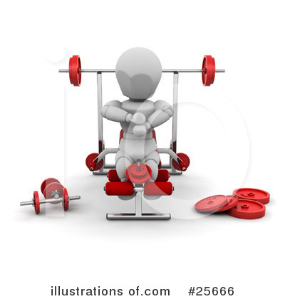 Royalty-Free (RF) Fitness Clipart Illustration by KJ Pargeter - Stock Sample #25666