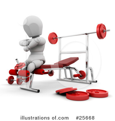 Royalty-Free (RF) Fitness Clipart Illustration by KJ Pargeter - Stock Sample #25668