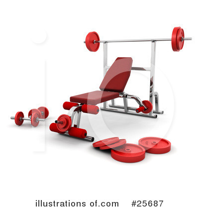 Royalty-Free (RF) Fitness Clipart Illustration by KJ Pargeter - Stock Sample #25687