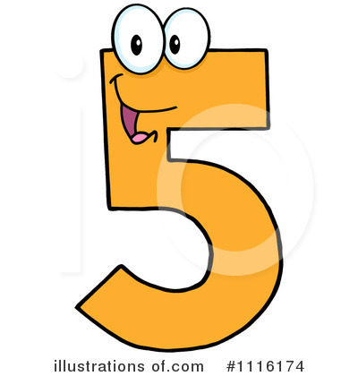 Number 5 Clipart #1116174 by Hit Toon