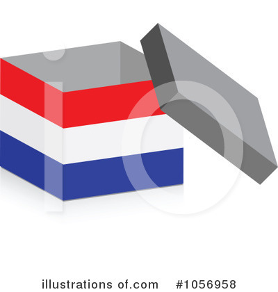 Royalty-Free (RF) Flag Box Clipart Illustration by Andrei Marincas - Stock Sample #1056958