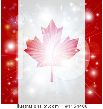 Canadian Flag Clipart #1154460 by AtStockIllustration