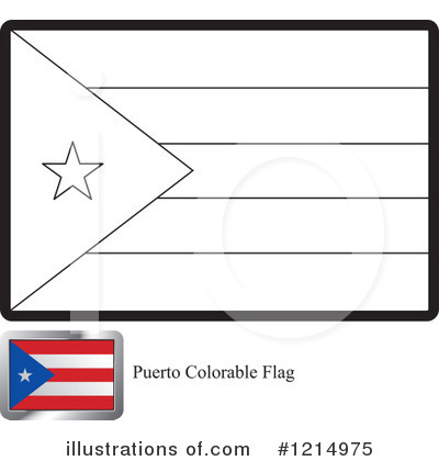 Royalty-Free (RF) Flag Clipart Illustration by Lal Perera - Stock Sample #1214975