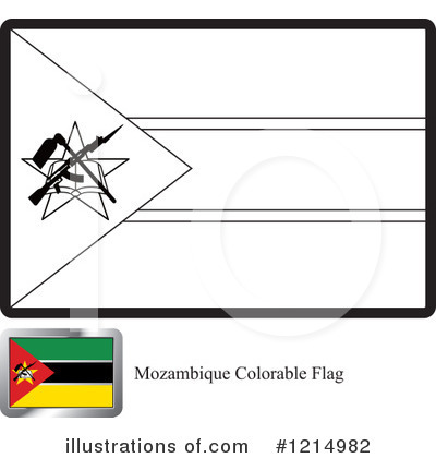 Royalty-Free (RF) Flag Clipart Illustration by Lal Perera - Stock Sample #1214982