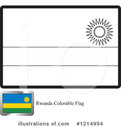 Royalty-Free (RF) Flag Clipart Illustration by Lal Perera - Stock Sample #1214994