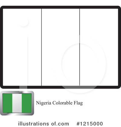 Nigeria Flag Clipart #1215000 by Lal Perera