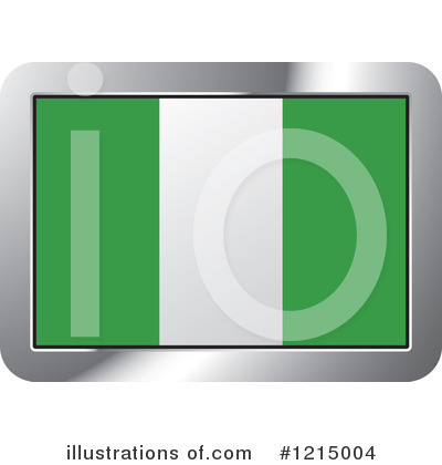 Nigeria Flag Clipart #1215004 by Lal Perera