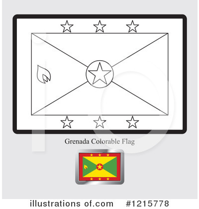 Royalty-Free (RF) Flag Clipart Illustration by Lal Perera - Stock Sample #1215778