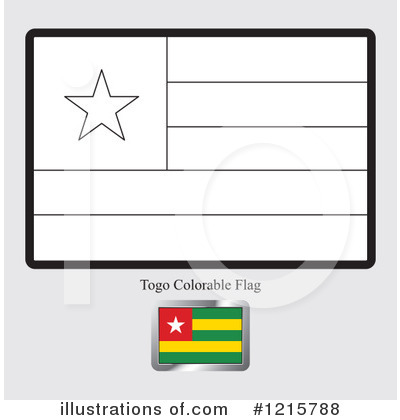 Royalty-Free (RF) Flag Clipart Illustration by Lal Perera - Stock Sample #1215788