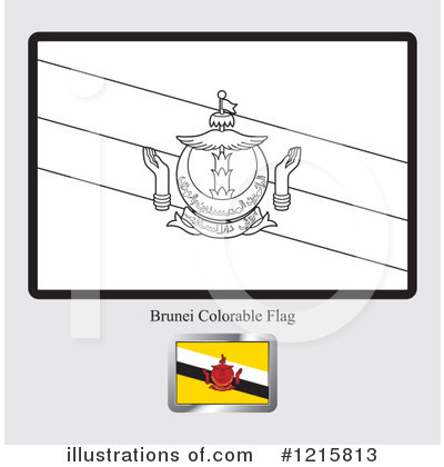 Royalty-Free (RF) Flag Clipart Illustration by Lal Perera - Stock Sample #1215813