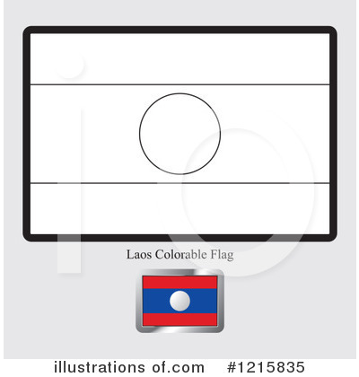 Royalty-Free (RF) Flag Clipart Illustration by Lal Perera - Stock Sample #1215835