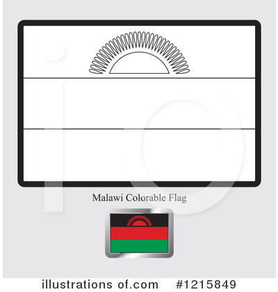 Royalty-Free (RF) Flag Clipart Illustration by Lal Perera - Stock Sample #1215849