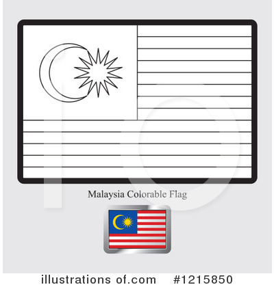 Royalty-Free (RF) Flag Clipart Illustration by Lal Perera - Stock Sample #1215850