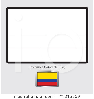 Colombian Flag Clipart #1215859 by Lal Perera
