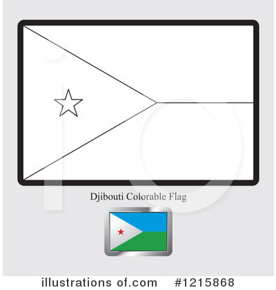 Royalty-Free (RF) Flag Clipart Illustration by Lal Perera - Stock Sample #1215868