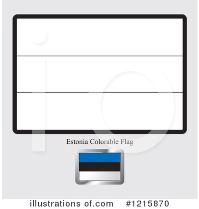 Royalty-Free (RF) Flag Clipart Illustration by Lal Perera - Stock Sample #1215870
