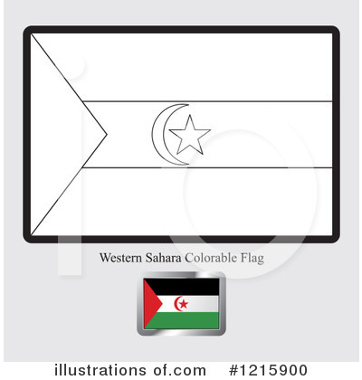 Royalty-Free (RF) Flag Clipart Illustration by Lal Perera - Stock Sample #1215900