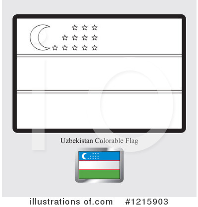 Royalty-Free (RF) Flag Clipart Illustration by Lal Perera - Stock Sample #1215903