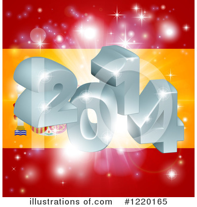 Royalty-Free (RF) Flag Clipart Illustration by AtStockIllustration - Stock Sample #1220165