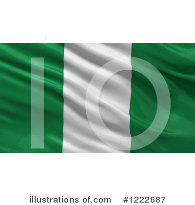 Nigeria Flag Clipart #1222687 by stockillustrations