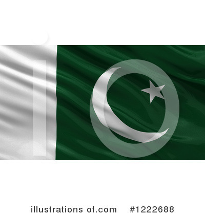 Pakistan Flag Clipart #1222688 by stockillustrations