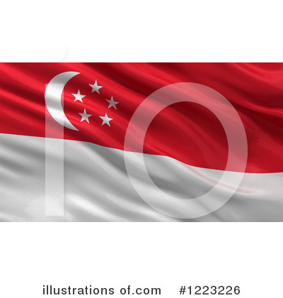 Royalty-Free (RF) Flag Clipart Illustration by stockillustrations - Stock Sample #1223226