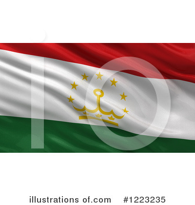 Royalty-Free (RF) Flag Clipart Illustration by stockillustrations - Stock Sample #1223235