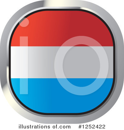 Luxembourg Flag Clipart #1252422 by Lal Perera