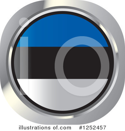 Estonian Flag Clipart #1252457 by Lal Perera