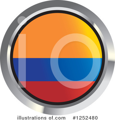 Colombia Flag Clipart #1252480 by Lal Perera