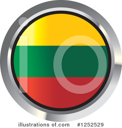Lithuanian Flag Clipart #1252529 by Lal Perera