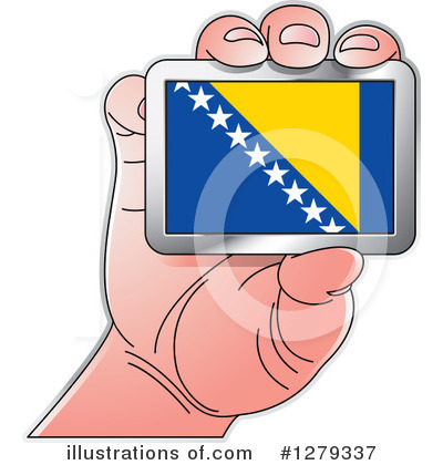 Royalty-Free (RF) Flag Clipart Illustration by Lal Perera - Stock Sample #1279337