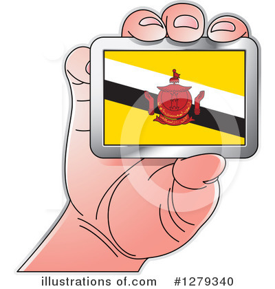 Royalty-Free (RF) Flag Clipart Illustration by Lal Perera - Stock Sample #1279340