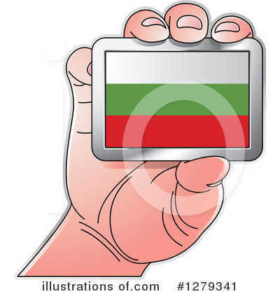 Bulgarian Flag Clipart #1279341 by Lal Perera