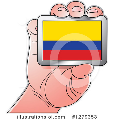 Colombian Flag Clipart #1279353 by Lal Perera