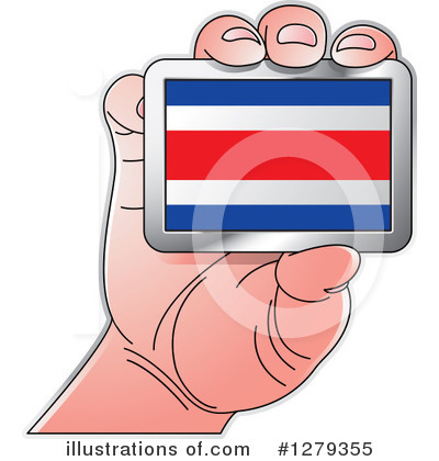 Costa Rica Clipart #1279355 by Lal Perera
