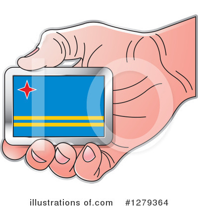 Royalty-Free (RF) Flag Clipart Illustration by Lal Perera - Stock Sample #1279364